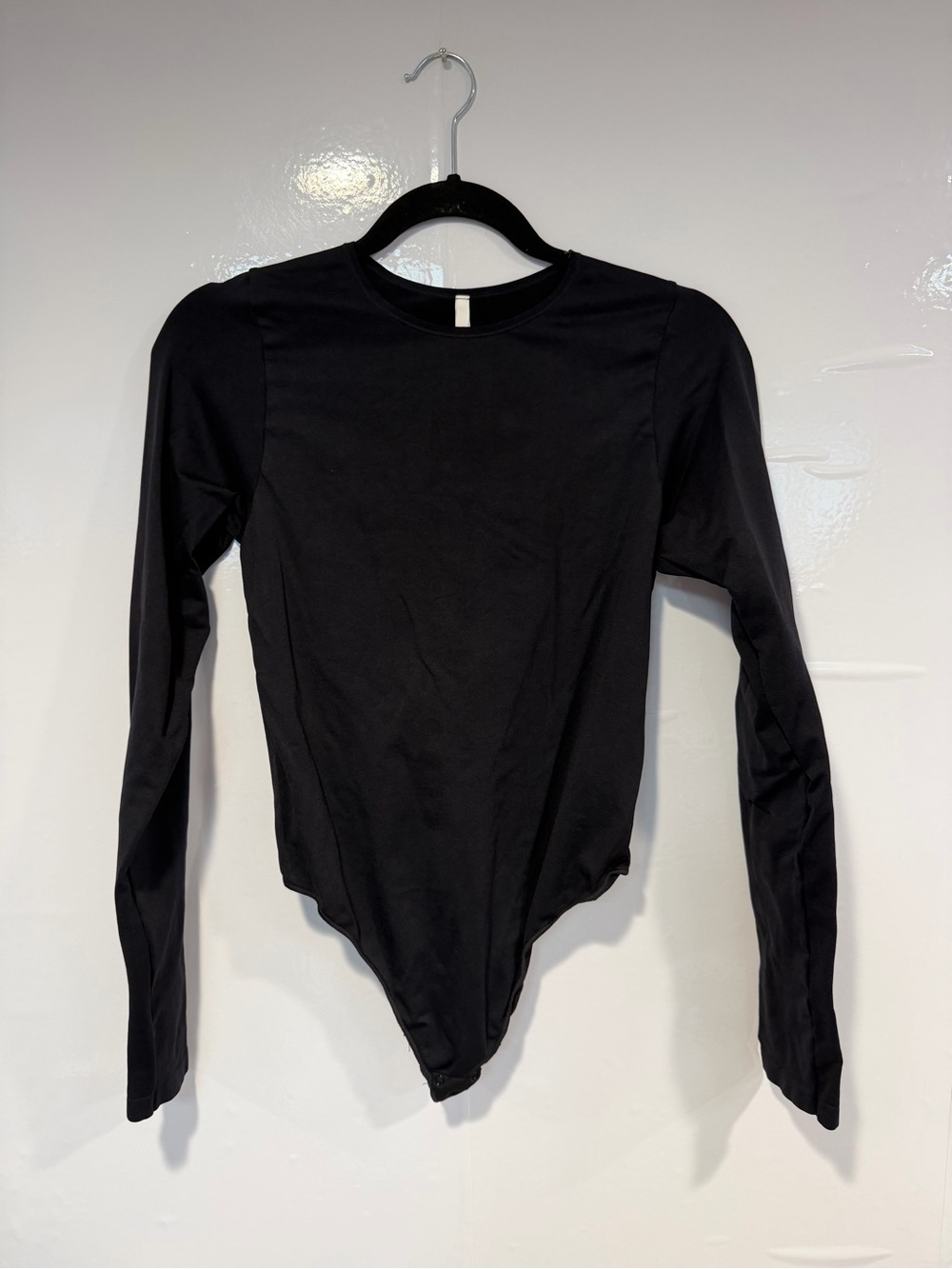 Black Babaton Aritzia Long Sleeve Bodysuit